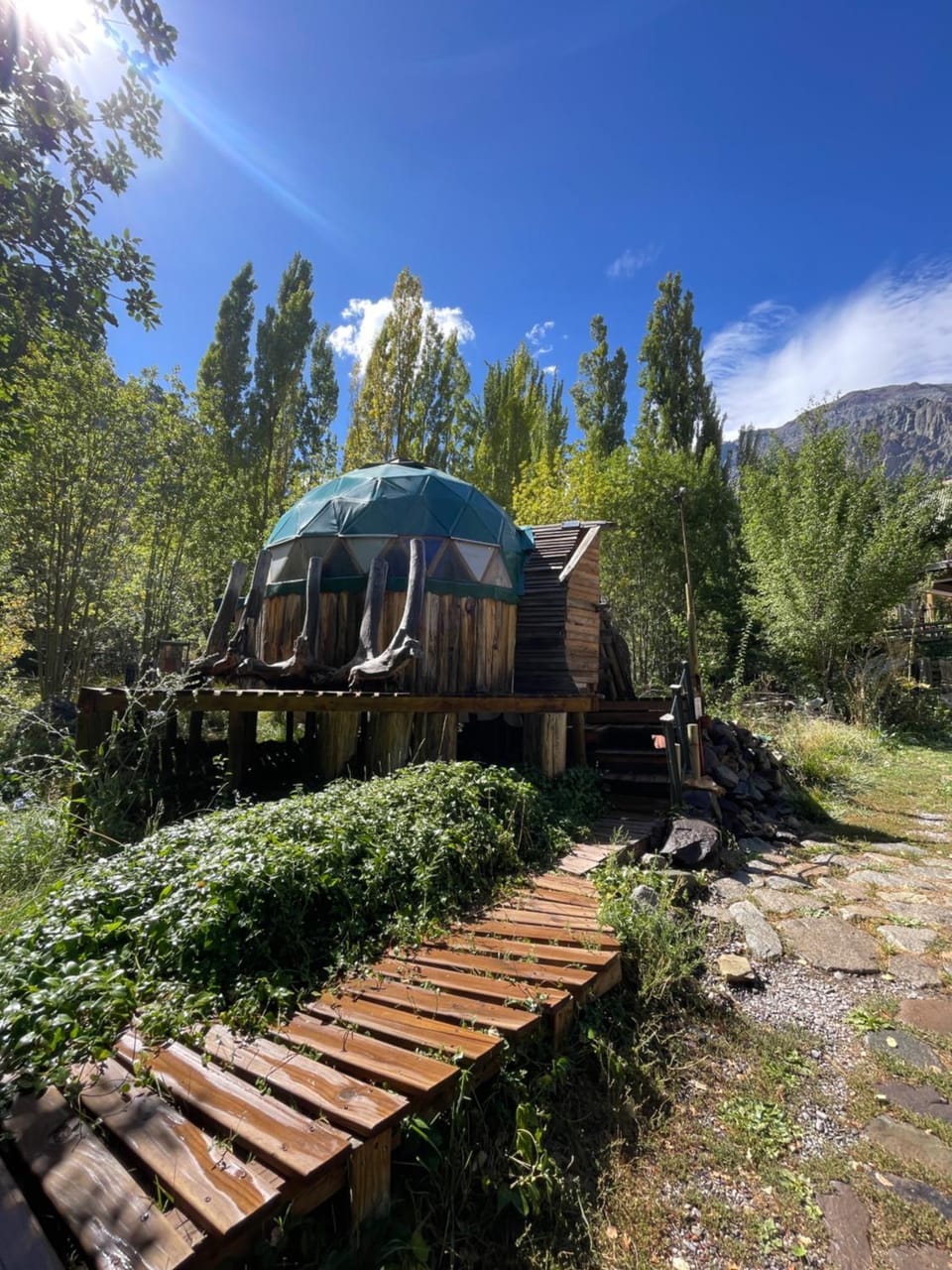 Patio, Facade/entrance, Off site, Mountain view, Mountain view, Inner courtyard view