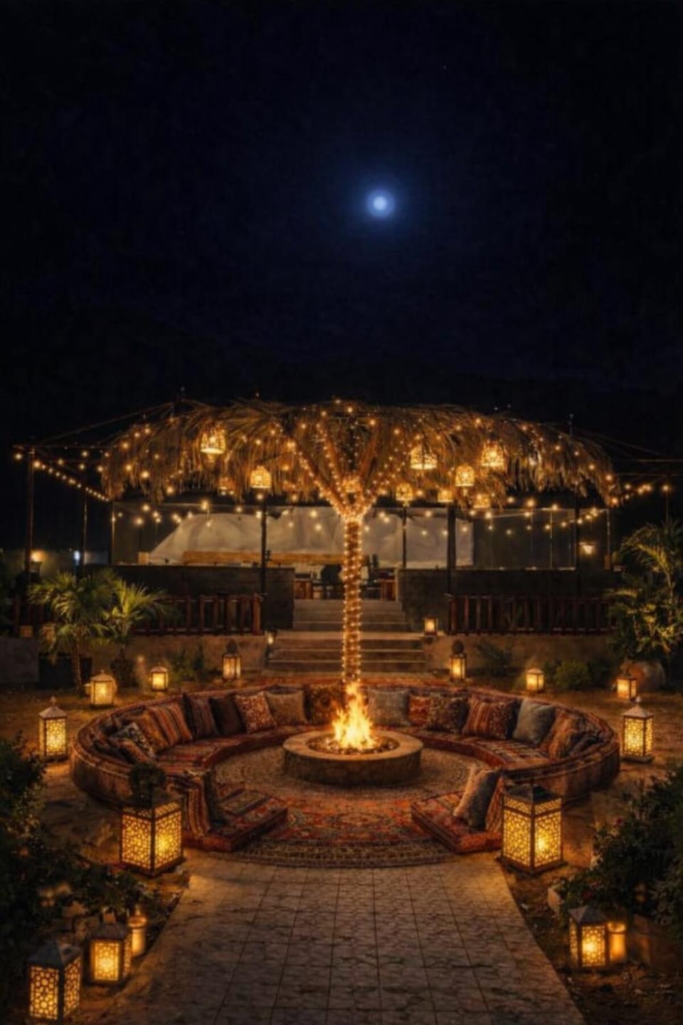 Patio, Night