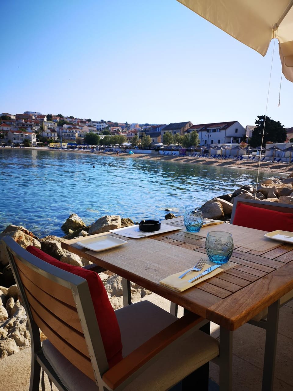 Restaurant/places to eat, Dining area, Beach, Sea view