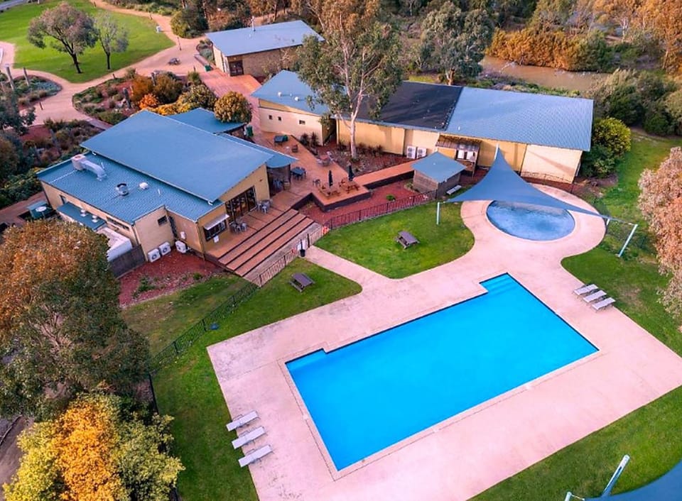 Property building, Day, Natural landscape, Garden, Garden view, Pool view, Swimming pool, sunbed