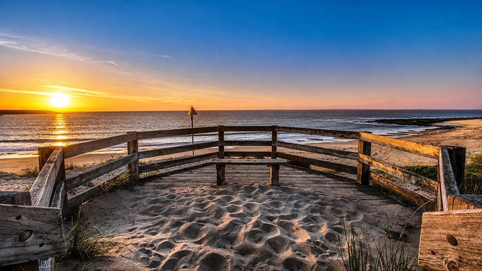 Beach, Location, Sunrise, Sunset
