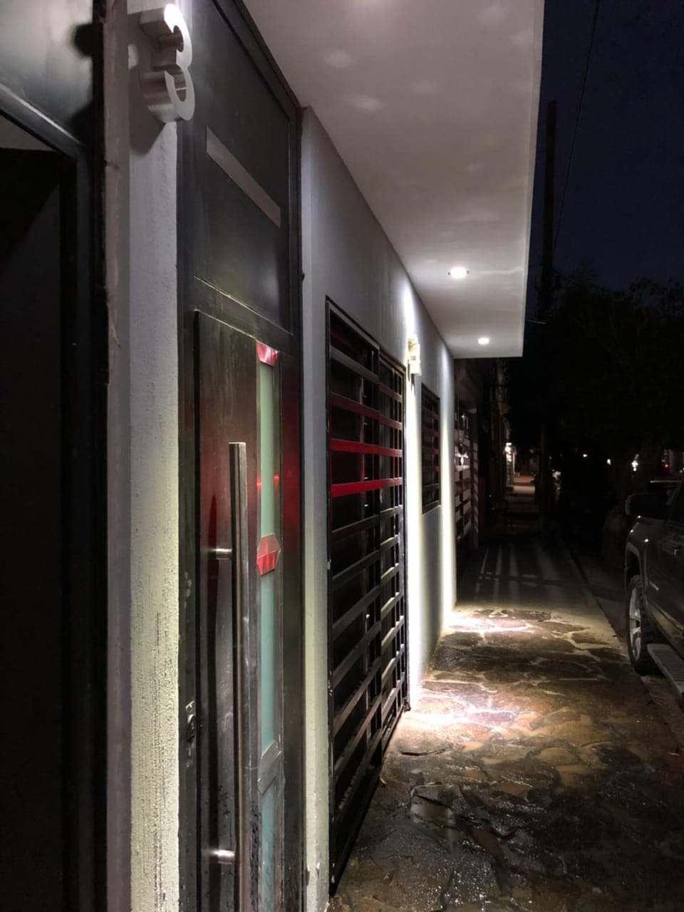 Off site, Night