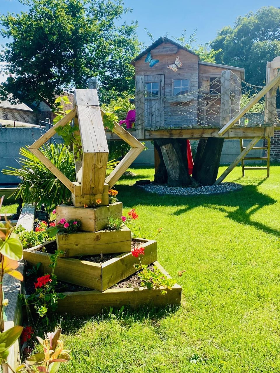 Summer, Garden, Garden, Garden view, Garden view, children, children