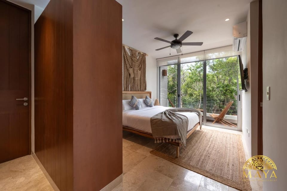 NHOA 208B Lux 1BR Condo Jungle View in Aldea Zama House in Tulum