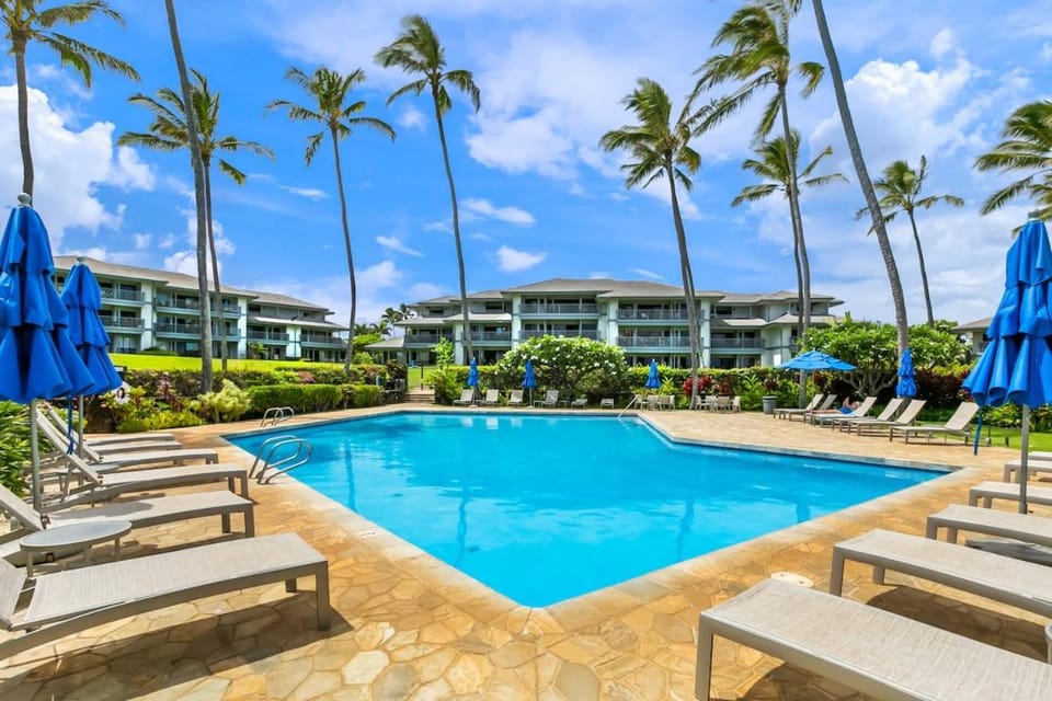Poipu Sands 437: 2BR Ocean View Condo w/ A/C, pool House in Poipu