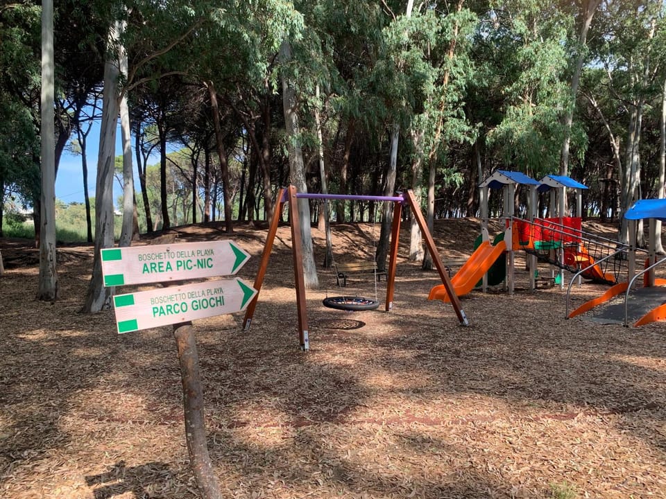 Natural landscape, Children play ground