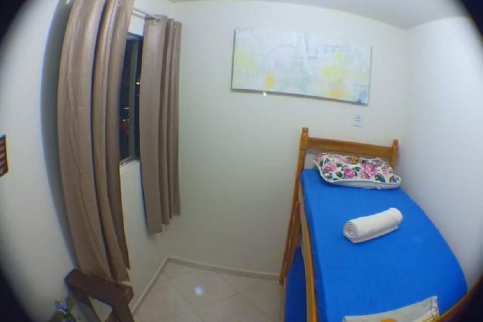 Photo of the whole room, Bedroom, bunk bed, towels