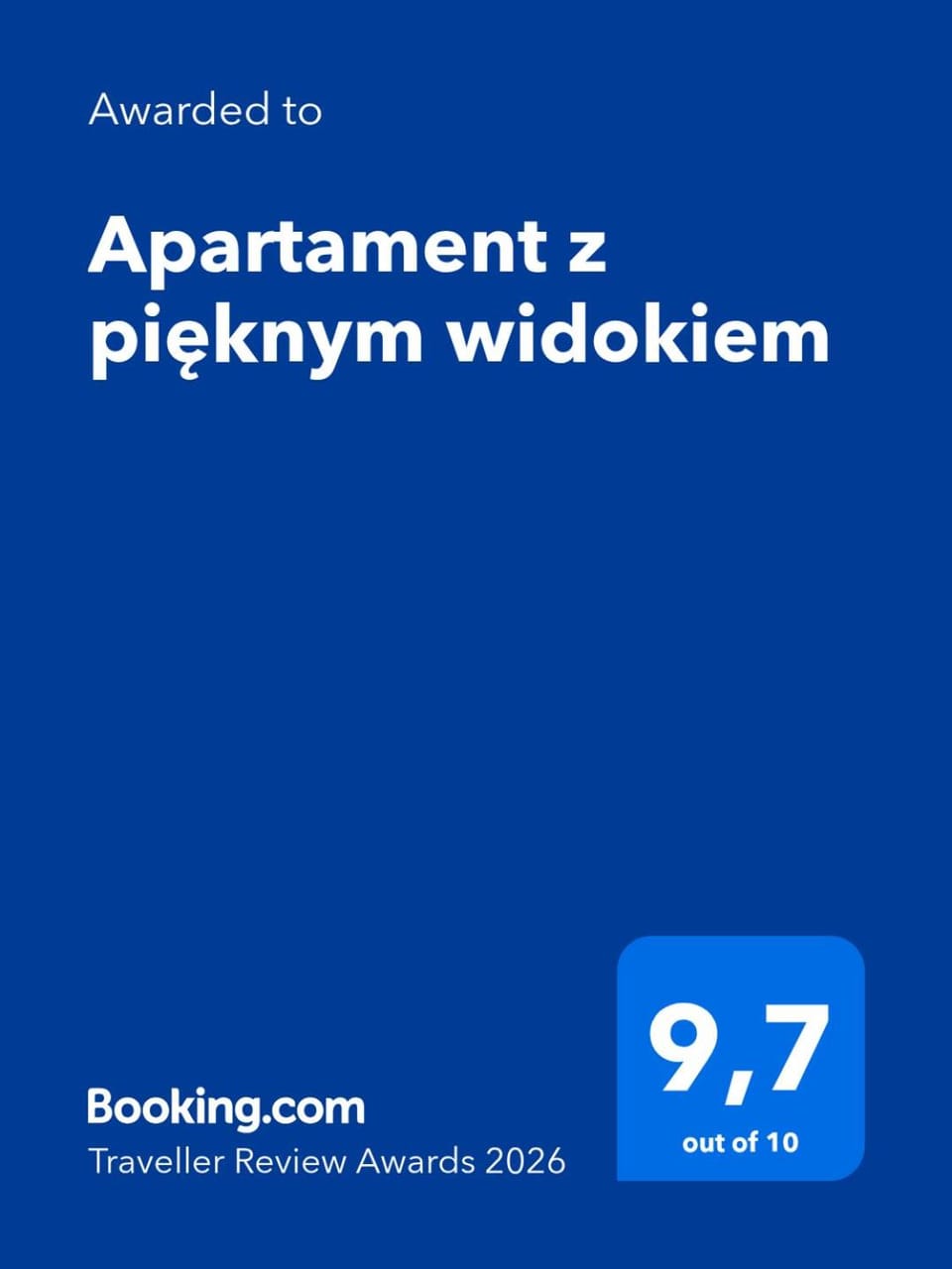 Apartament z pięknym widokiem Apartment in Masovian Voivodeship