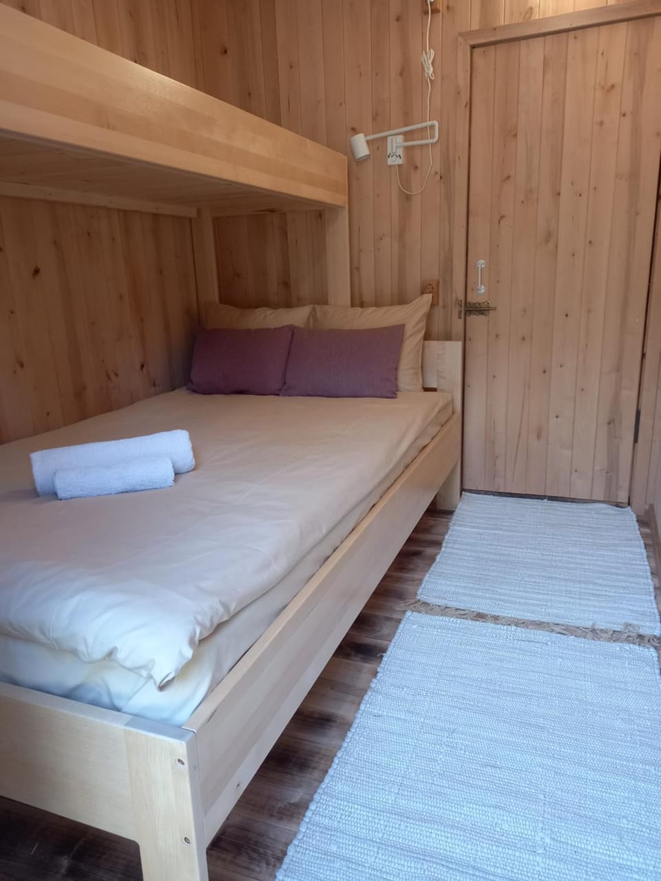 Photo of the whole room, bunk bed