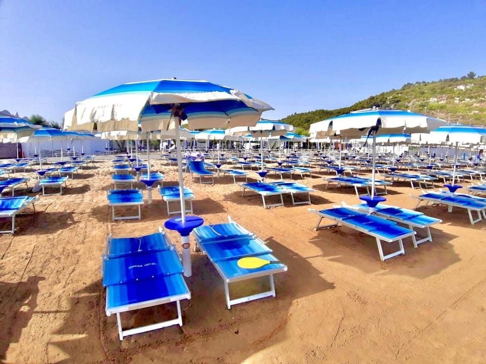 Day, Beach, sunbed