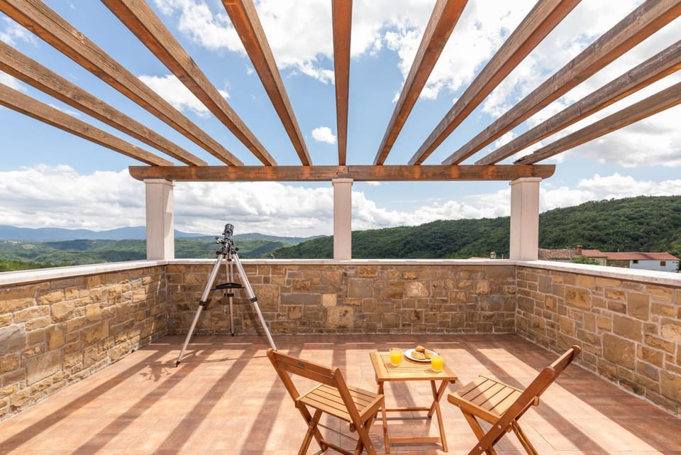 Day, Natural landscape, View (from property/room), Balcony/Terrace, Seating area, Mountain view