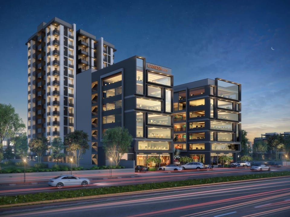 Property building, City view, Street view, Location, Parking