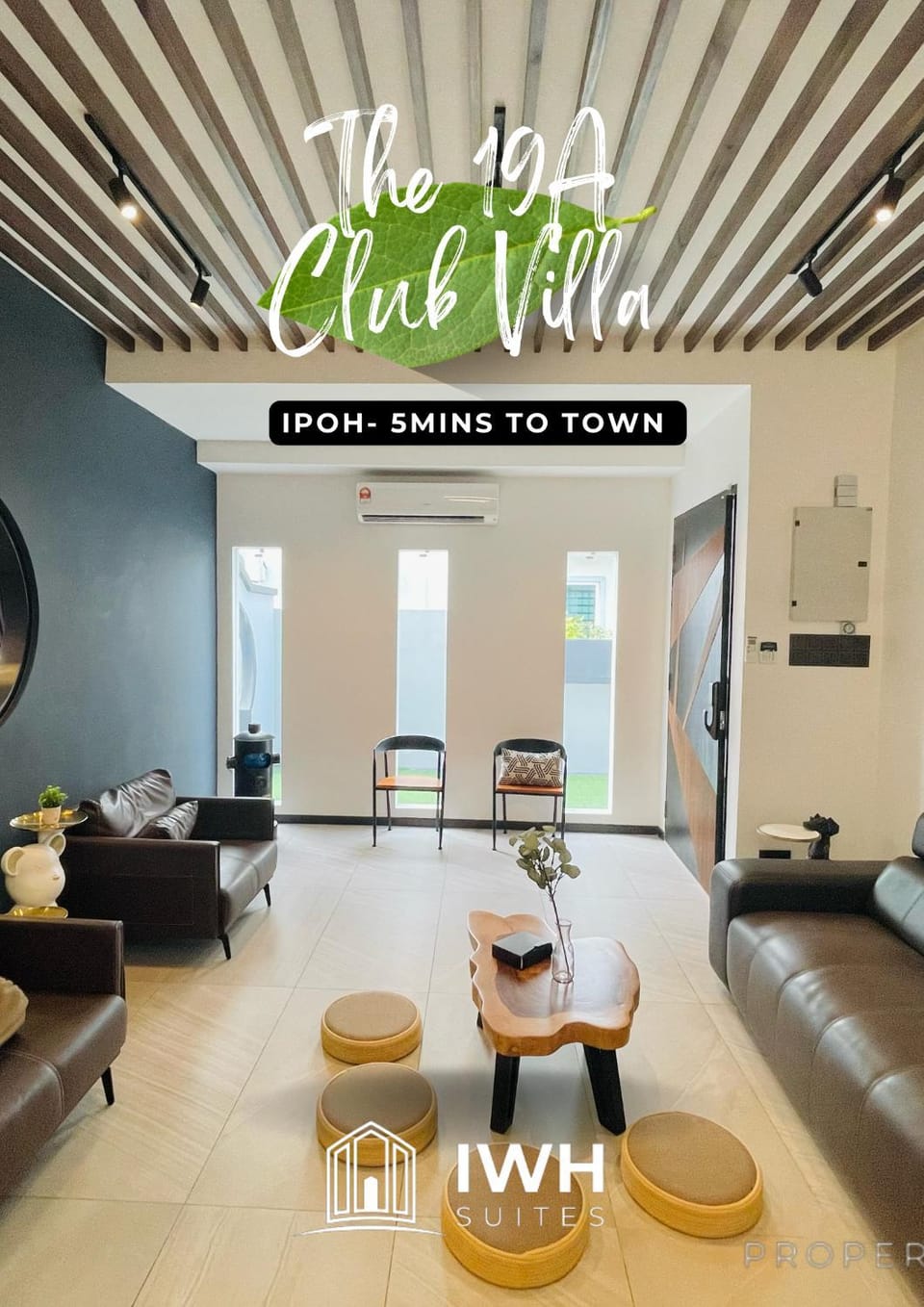 Living room, Seating area, Text overlay