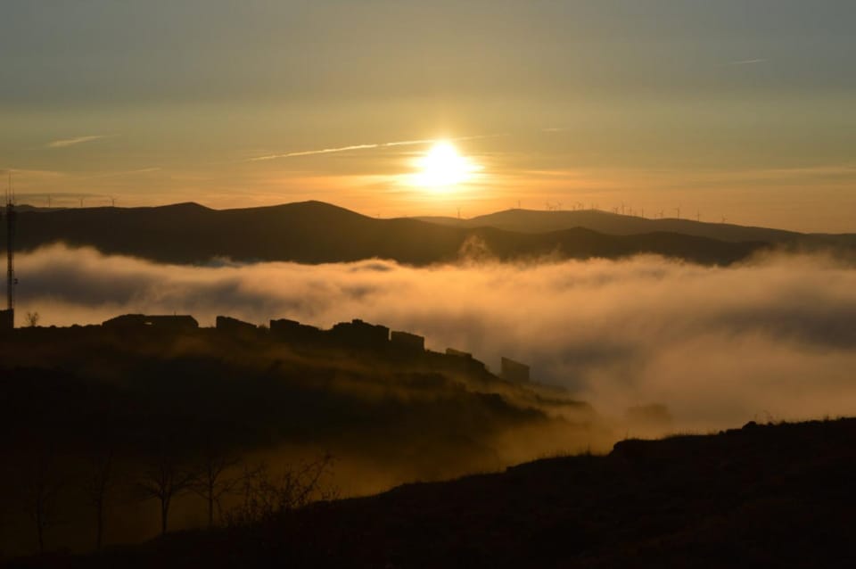 Mountain view, Sunset