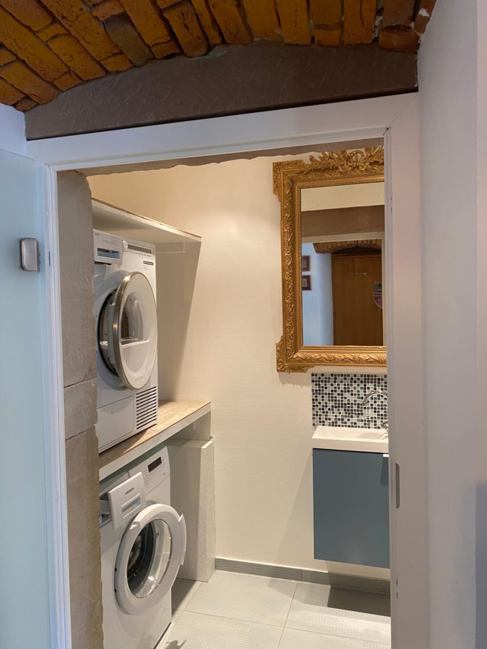 Toilet, washing machine, dryer