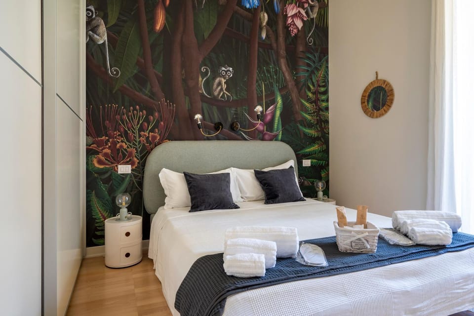 Bed, Decorative detail, Bedroom