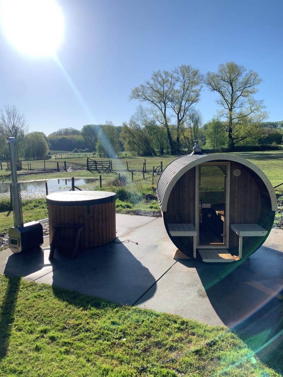 Hot Tub, Sauna, View (from property/room)