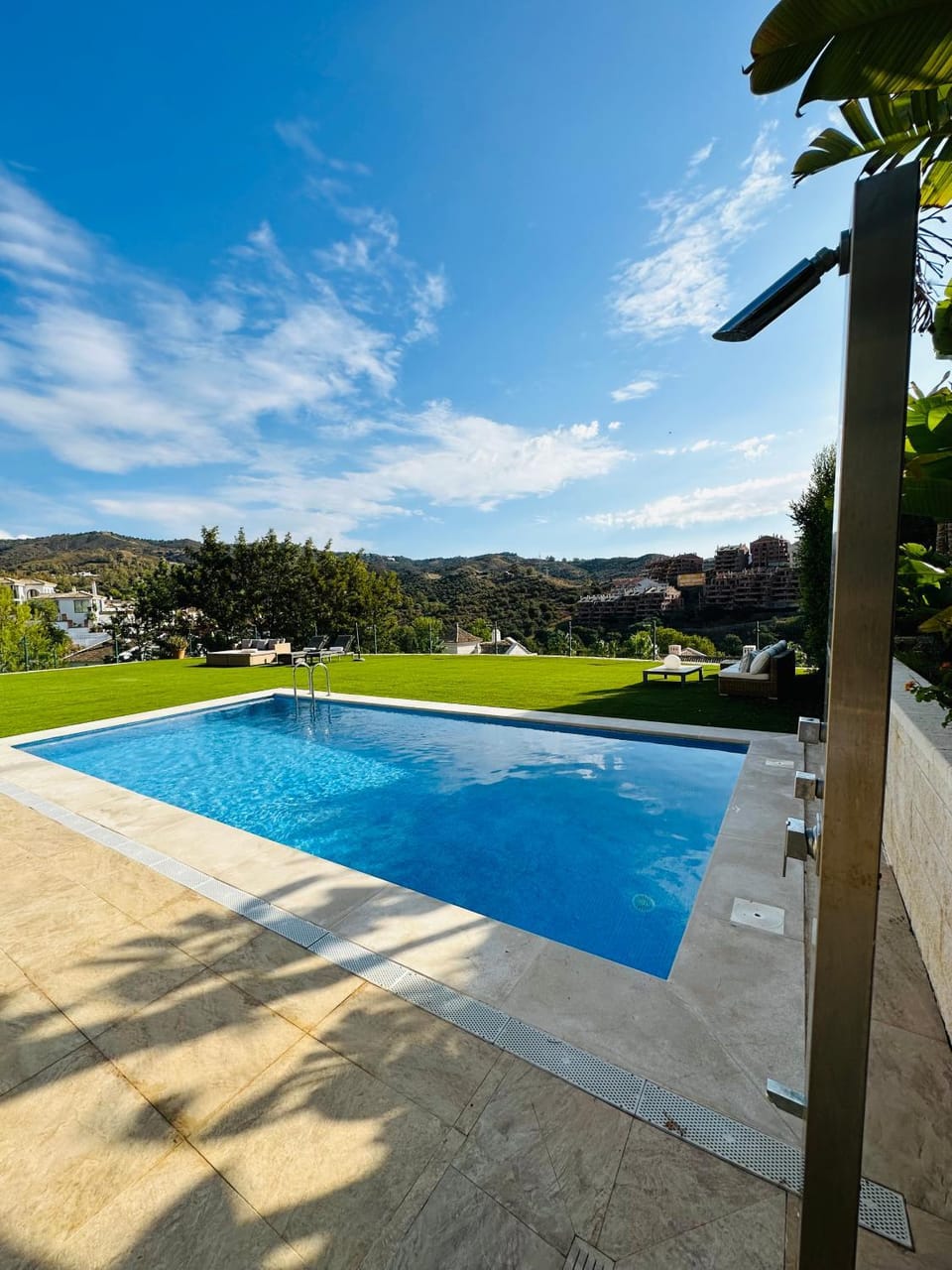 Natural landscape, Mountain view, Pool view, Swimming pool