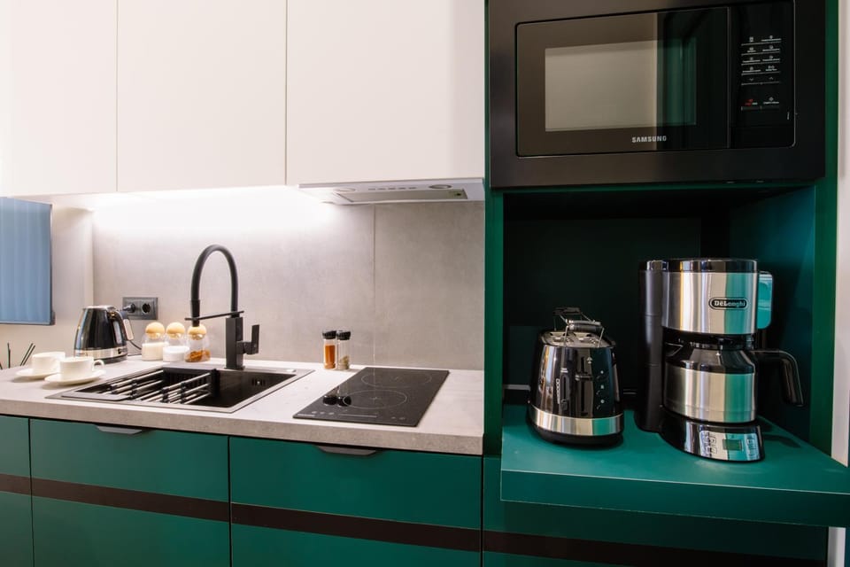 Coffee/tea facilities, Kitchen or kitchenette, minibar, toaster