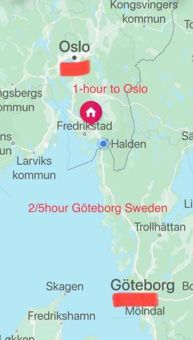 Nyoppusset og romslig leilighet med 6 soveplasser i et familievennlig område Apartment in Viken, Norway