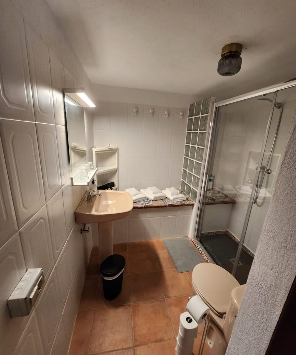 Shower, Toilet, Bathroom, towels