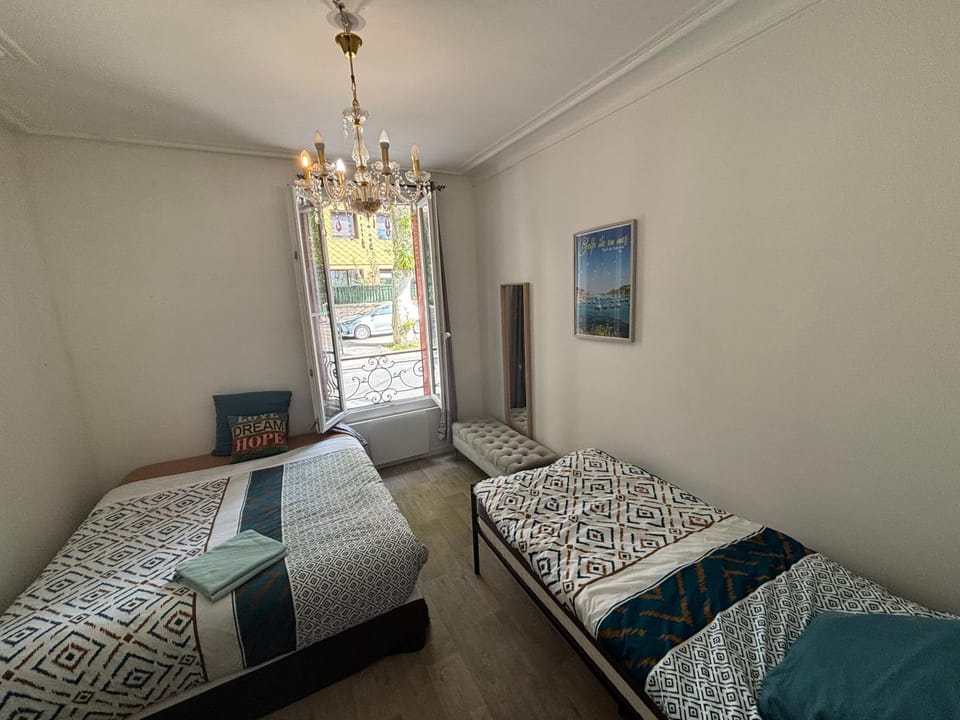 B0 Appart 2022 - 10min PARIS/EXPO - 5 rooms/6 beds Apartment in Île-de-France