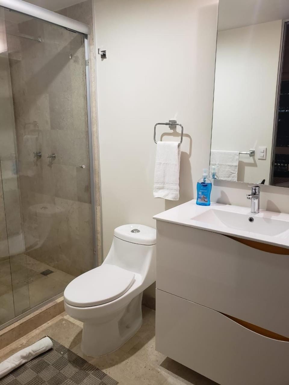 Shower, Toilet, towels