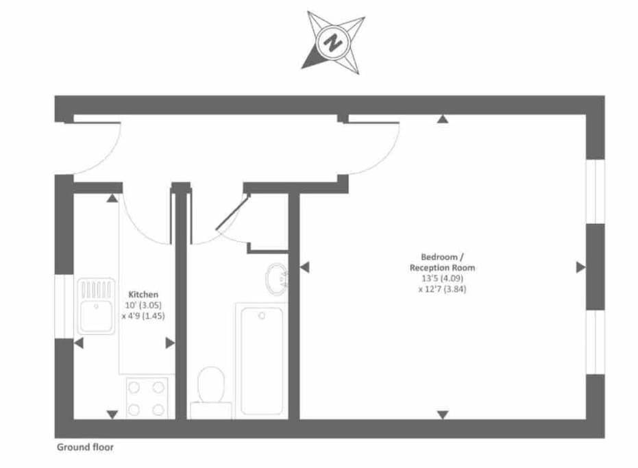 Exclusive flat in Oxford Centre with AC Apartment in Oxford