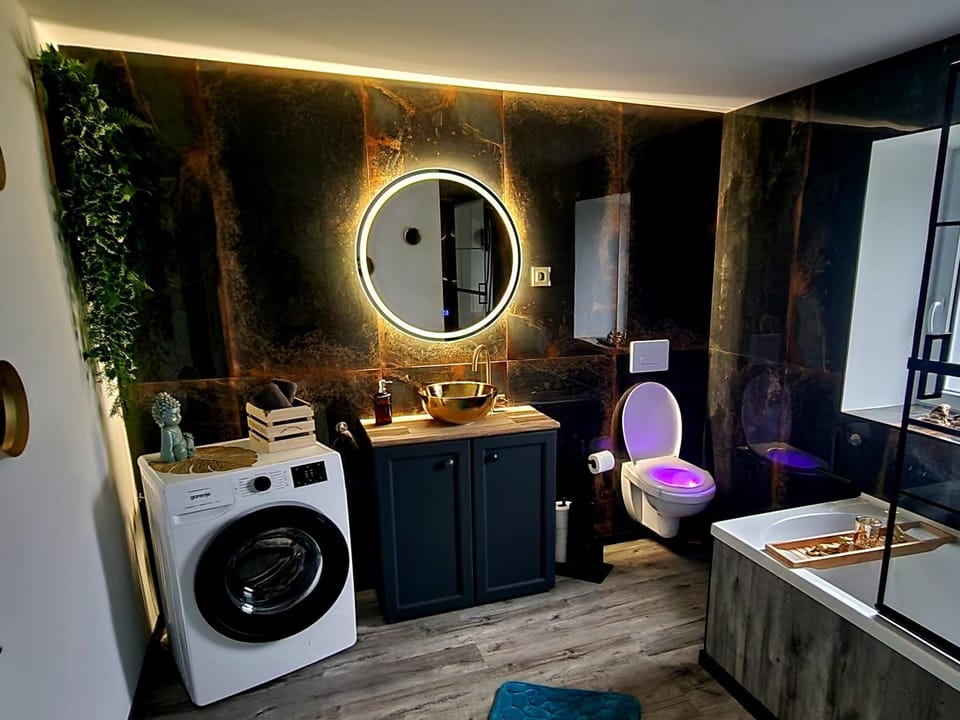 Toilet, Bathroom, flat iron, furniture, heating, internet, towels, washing machine, dryer