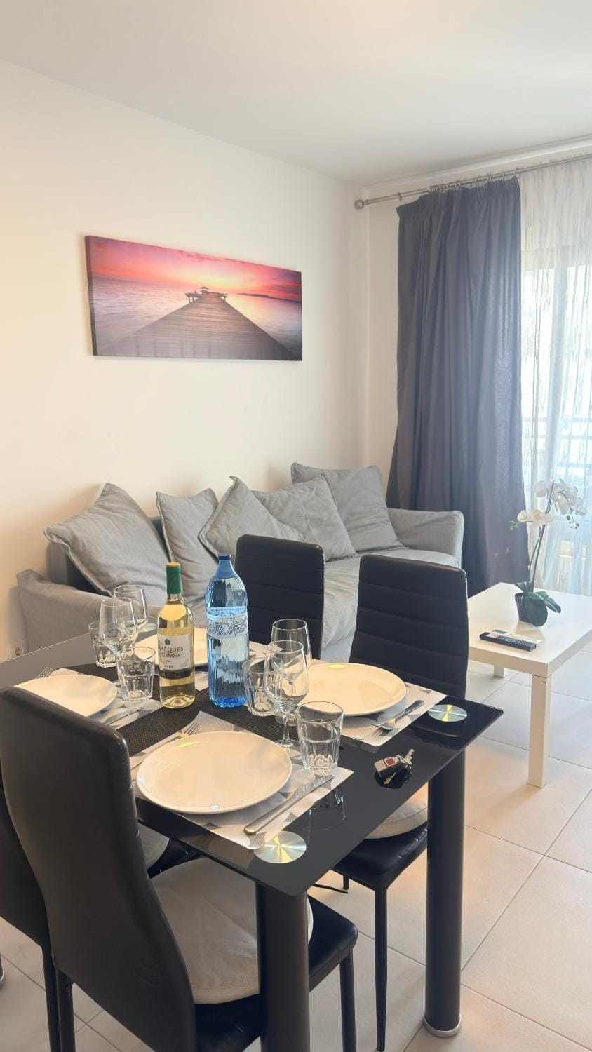 Cozy Ocean view 1 BDR APT, Club Paraiso Apartment in Canary Islands