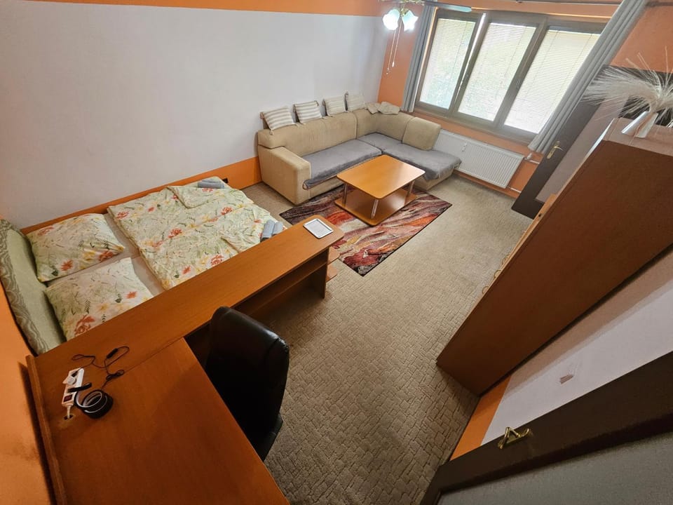 Communal lounge/ TV room, Bed, TV and multimedia, Living room, Photo of the whole room, Seating area, Bedroom