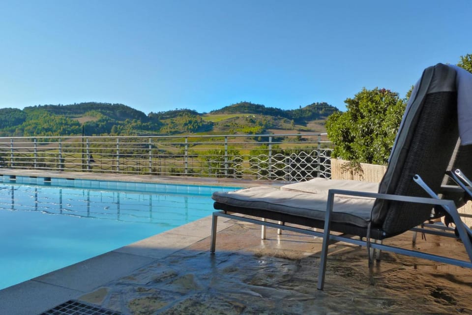 Natural landscape, Mountain view, Pool view, Swimming pool, Swimming pool, sunbed