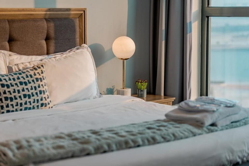 Enjoy Scenic 1BR with BeachAccess Parking at Pixel504 Apartment in Abu Dhabi