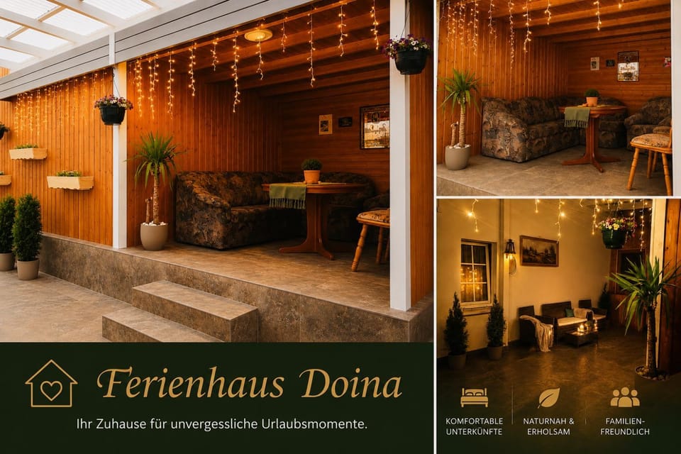 Seating area, Text overlay