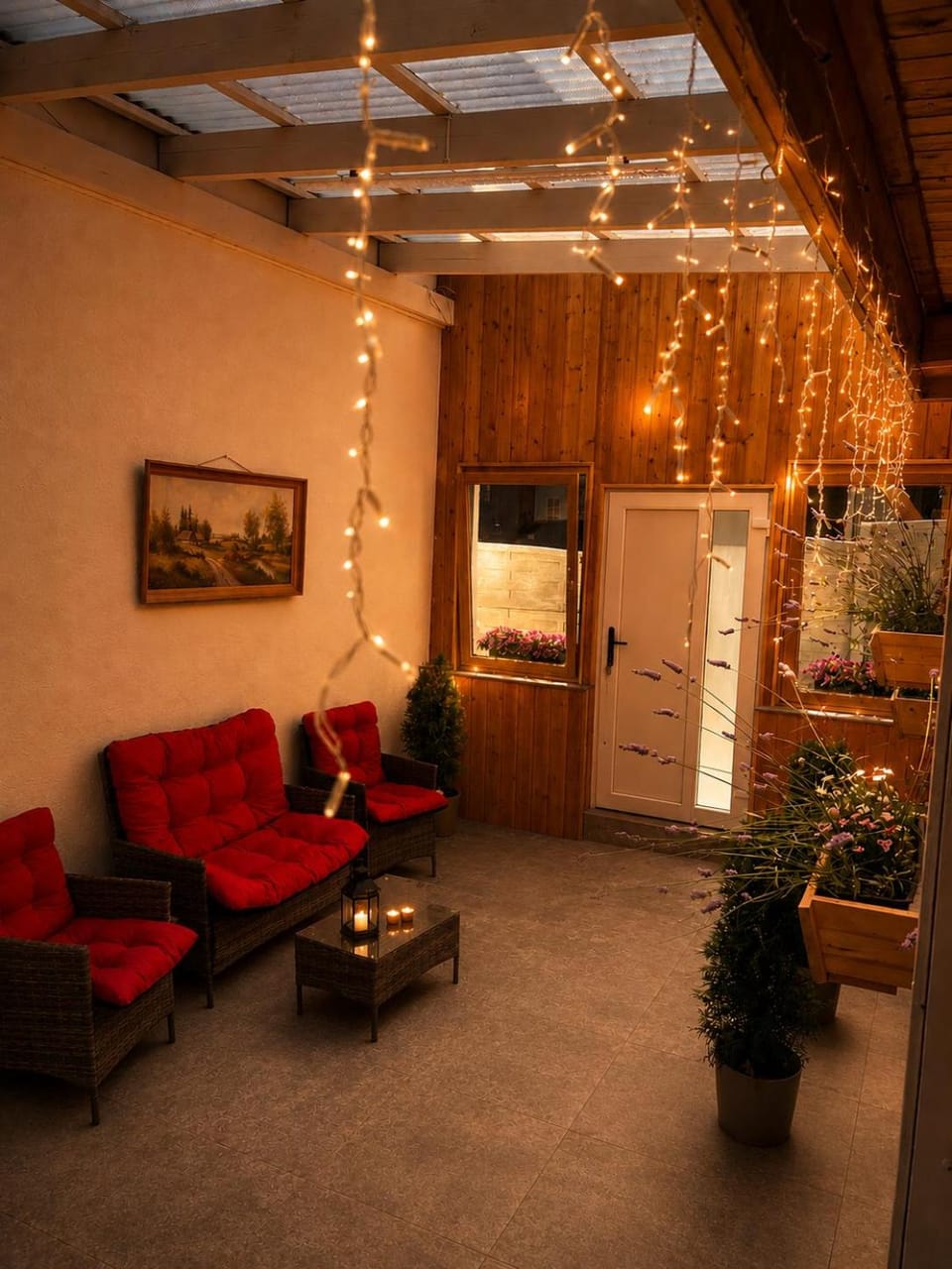Property building, Seating area, Evening entertainment