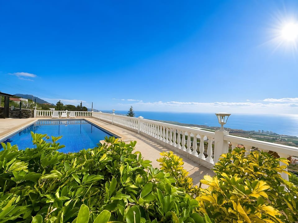Property building, Living room, Swimming pool