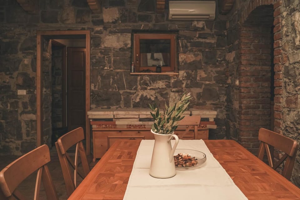 Dining area, air conditioner