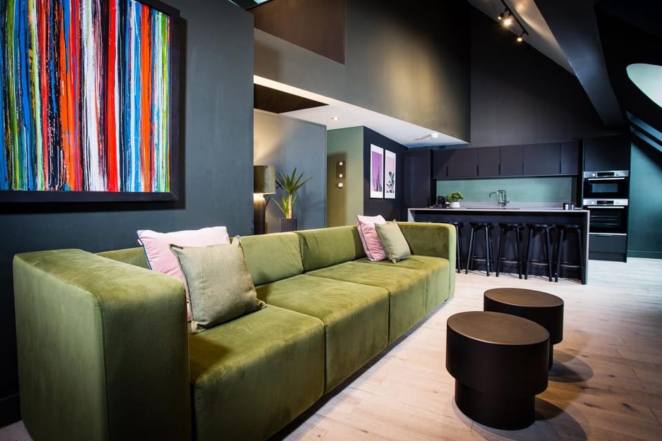 Kitchen or kitchenette, Living room, Dining area, kitchen