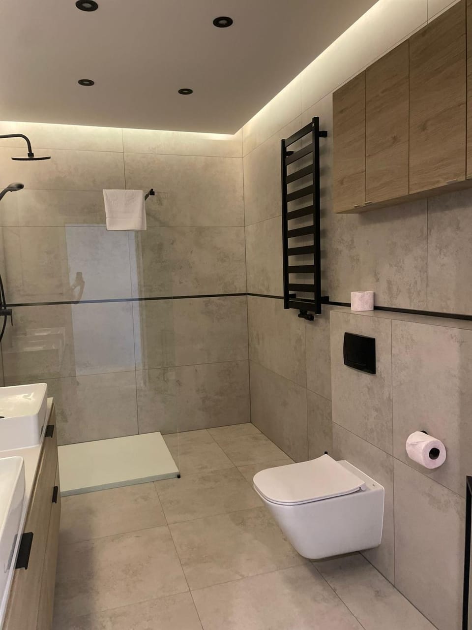 Shower, Toilet, Bathroom, towels