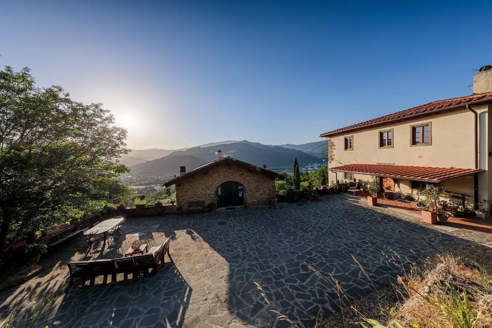 Property building, View (from property/room), Mountain view, River view, Inner courtyard view