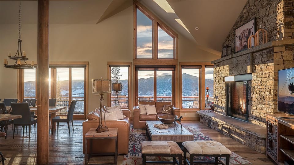 Balcony/Terrace, Living room, fireplace
