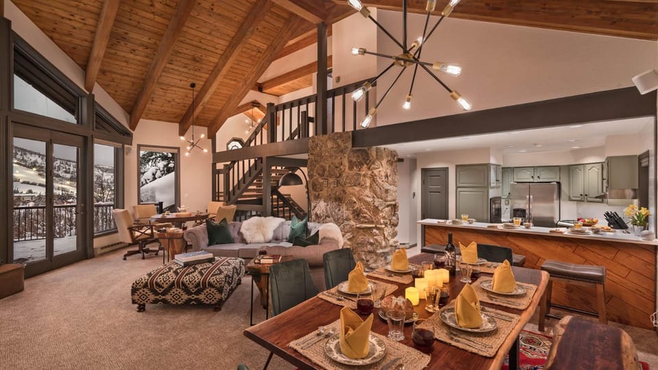 Living room, Dining area, kitchen