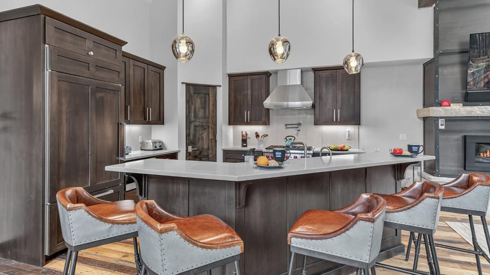 Seating area, furniture, storage, stove