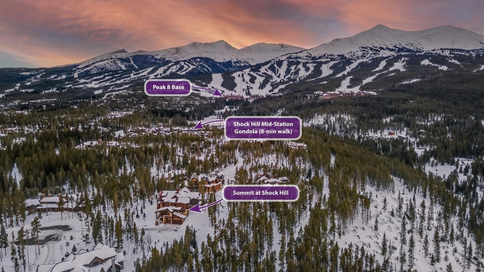 Bird's eye view, Winter, Mountain view