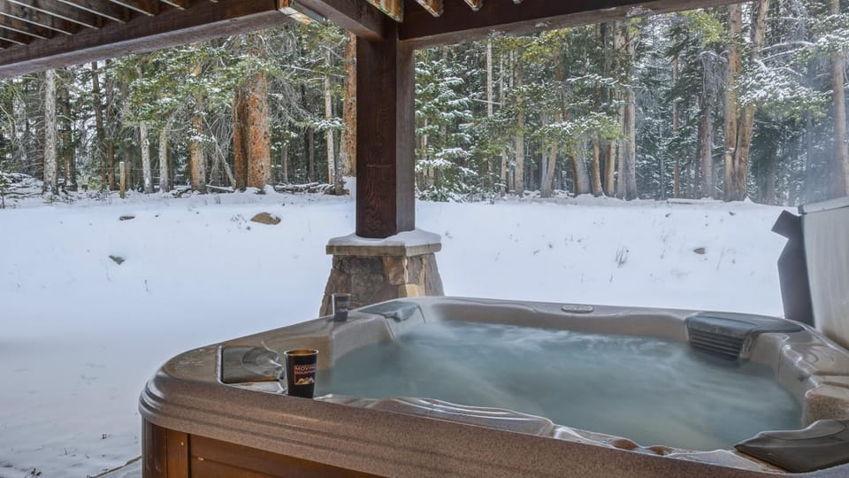 Patio, Winter, Hot Tub, View (from property/room)