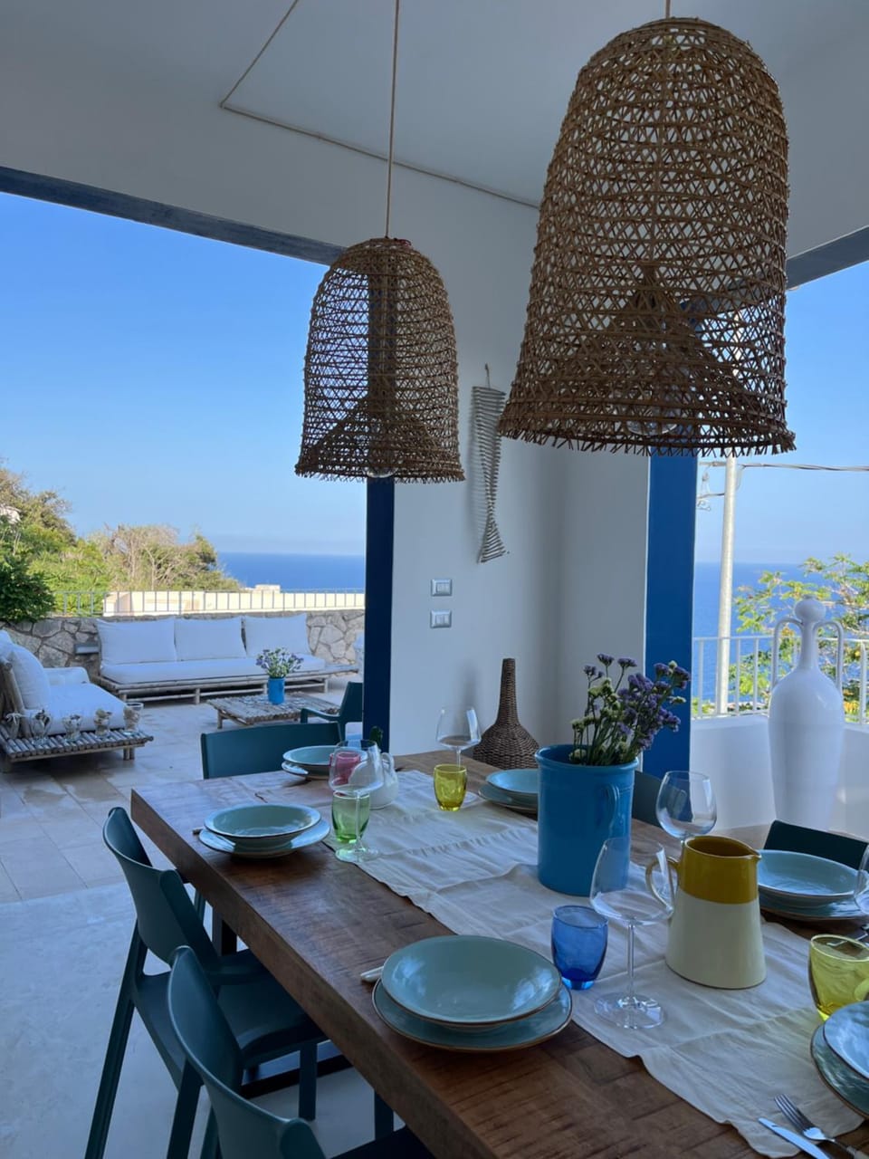 View (from property/room), Balcony/Terrace, Dining area, Sea view