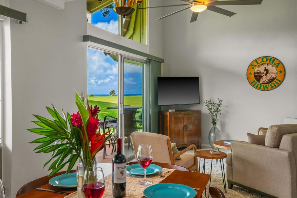 Beautiful 2Br 2Ba Puamana, Ocean and Mountain View, Pool House in Princeville