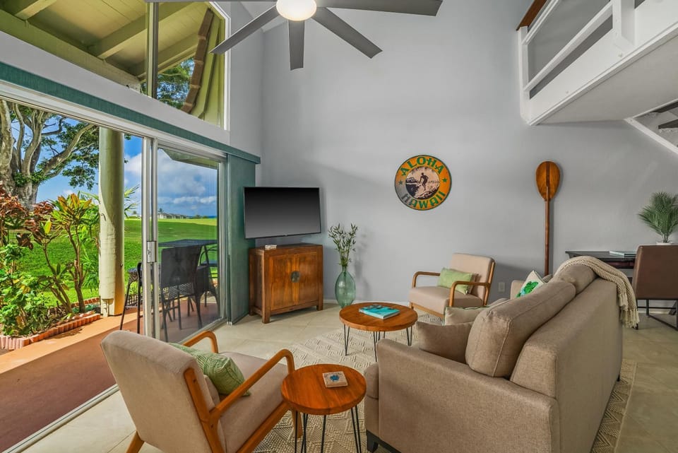 Beautiful 2Br 2Ba Puamana, Ocean and Mountain View, Pool House in Princeville