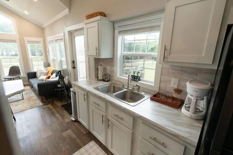 Pets Welcome Tiny House + Guadalupe River Access House in Canyon Lake