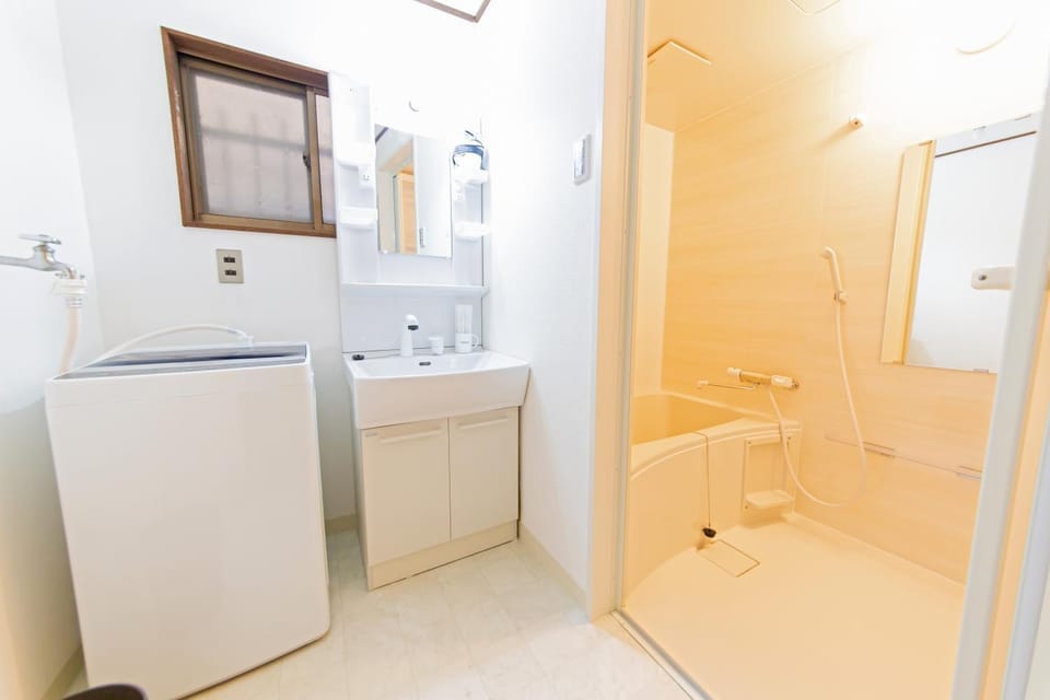 Shower, Bathroom, Bath, washing machine